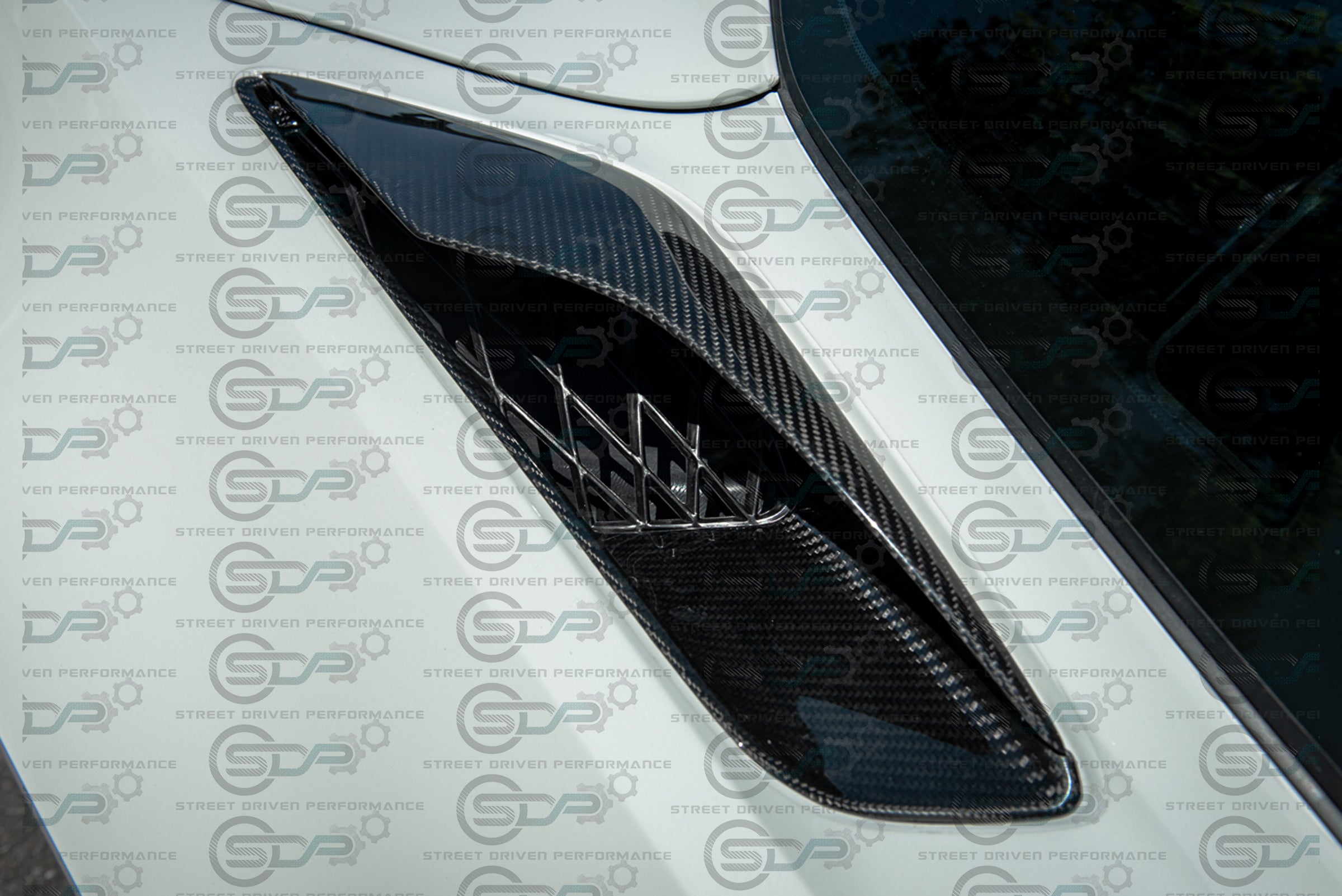 2014-2019 C7 - Corvette - Carbon Fiber Rear Quarter Panel Vents - Z06 Style